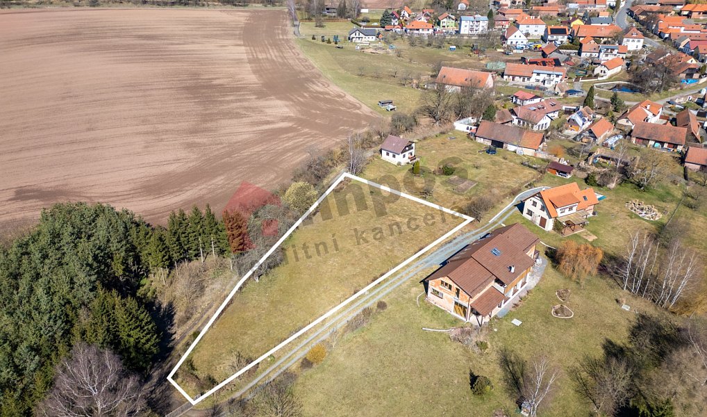 Prodej zahrady 1 611 m², Konojedy – náhled fotky 3