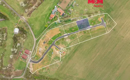 Prodej stavebního pozemku 1 032 m², Řehlovice - Habří, okres Ústí nad Labem