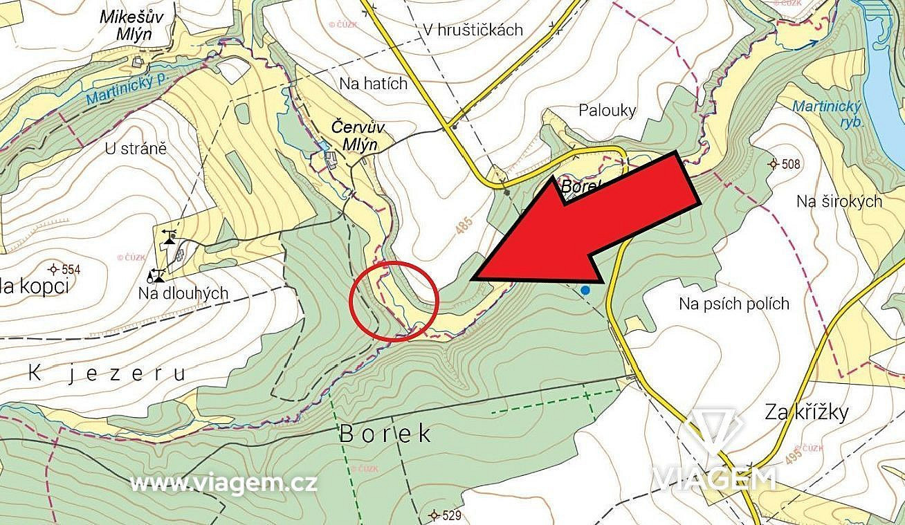 Prodej pole 1 647 m² – fotografie 3