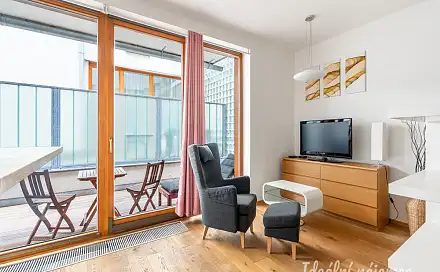 Pronájem bytu 1+kk 47 m², Uruguayská, Praha 2 - Vinohrady