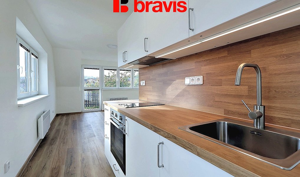 Pronájem bytu 1+kk, 37 m², Žebětín, Brno-město, Brno