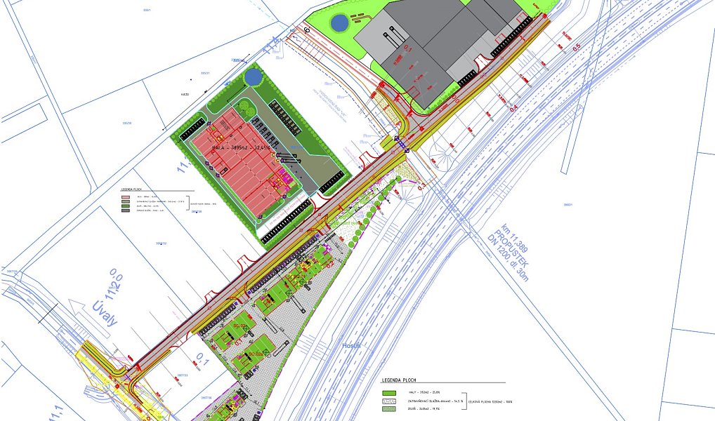 Prodej komerčního pozemku 5 000 m², Úvaly – náhled fotky 2