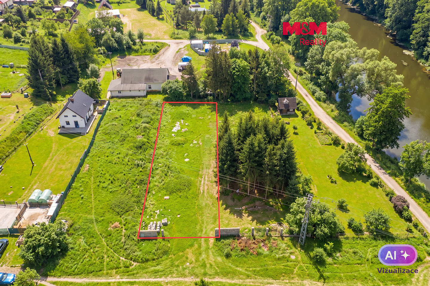 Prodej stavebního pozemku 1 005 m²