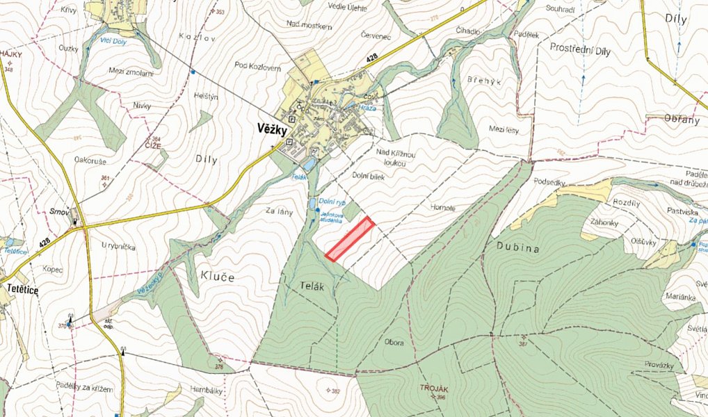 Prodej pole 29 548 m², Věžky – náhled fotky 2