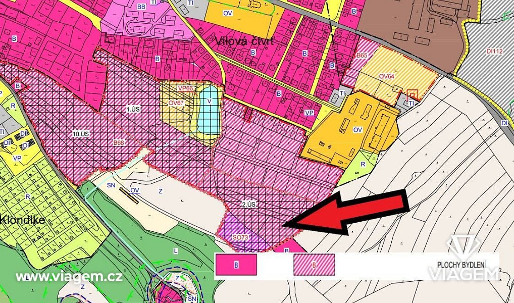 Prodej stavebního pozemku 1 305 m², Nové Hrady – náhled fotky 4