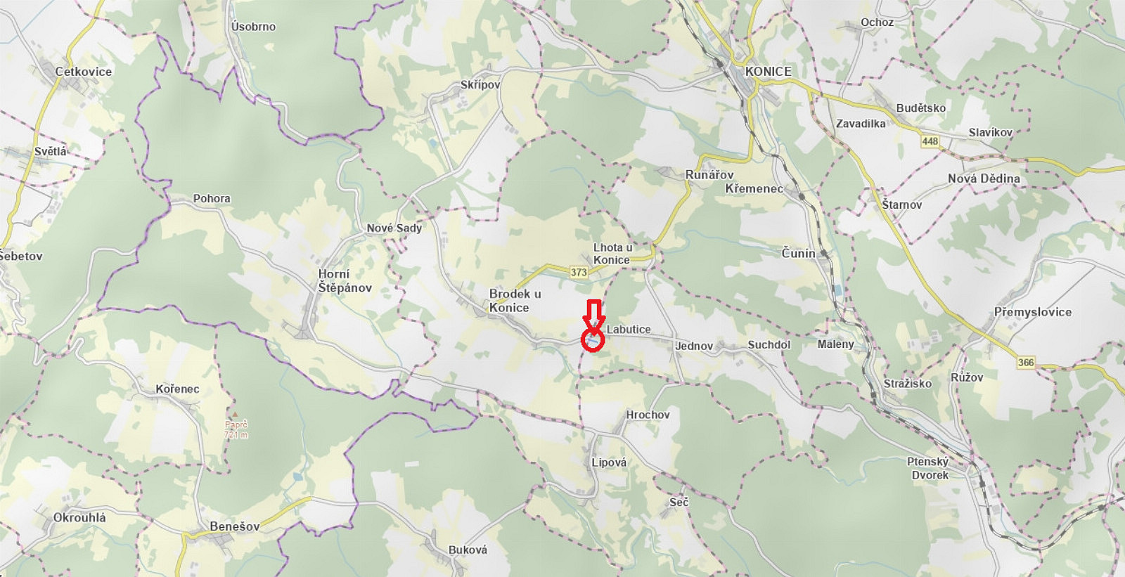 Prodej pole 864 m² – fotografie 3