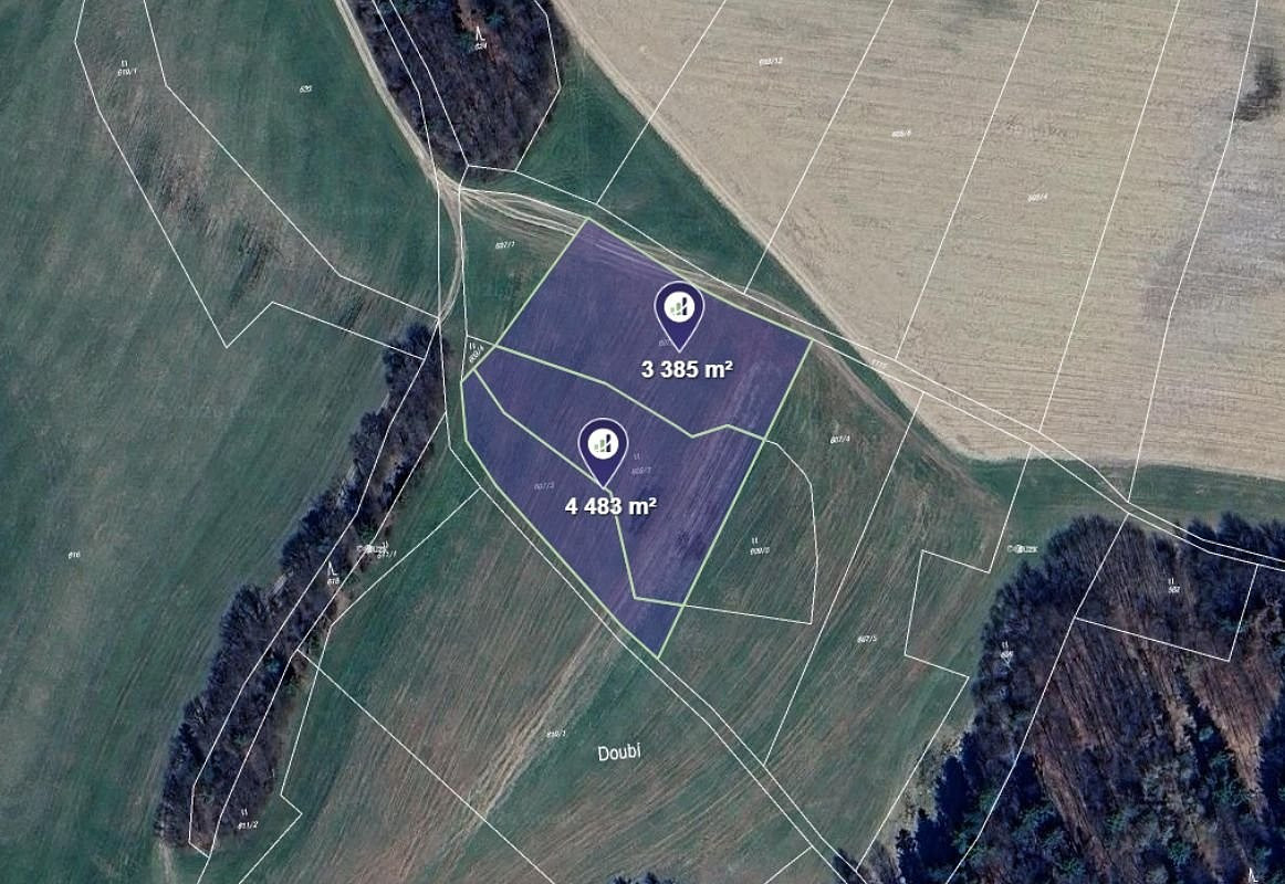 Prodej pole 7 868 m²