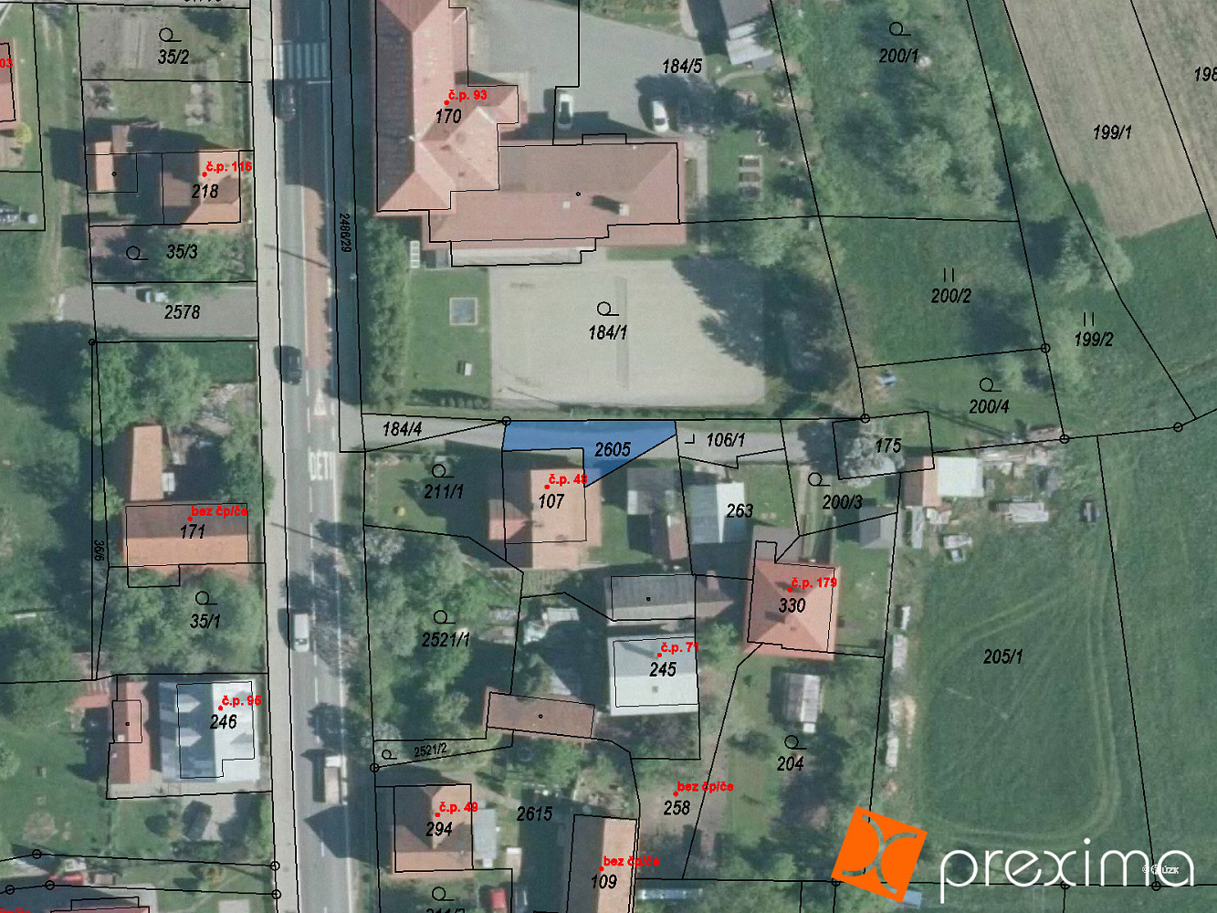 Prodej komerčního pozemku 45 m²
