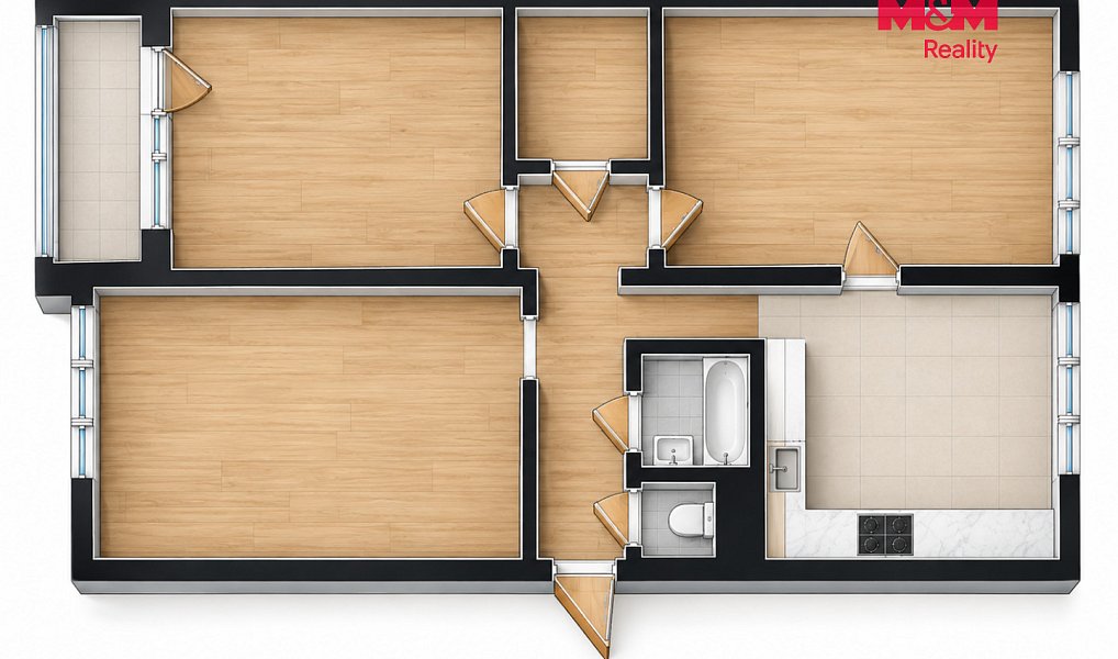 Prodej bytu 3+1 75 m², Ostrava – náhled fotky 2