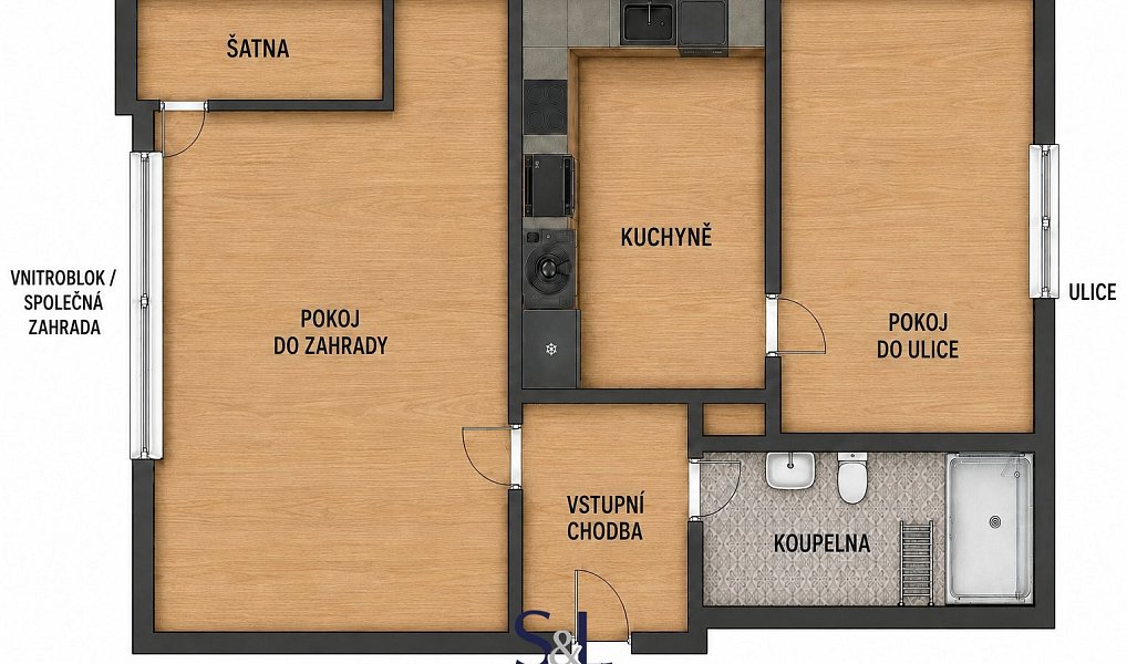 Prodej bytu 2+1 53 m², Česká Lípa – náhled fotky 6