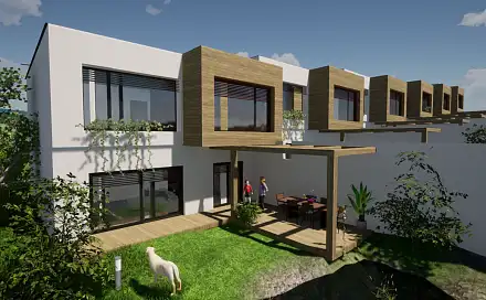 Projekt 6 domů se stavebním povolením, Kodetka Okružní, Hlincová Hora