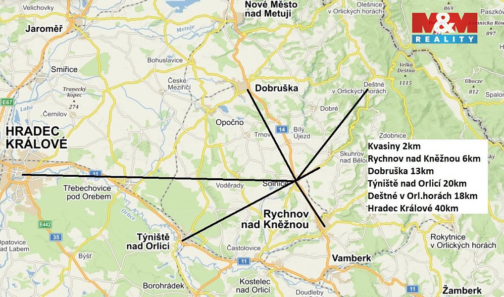 Prodej zahrady 4 039 m², Solnice – náhled fotky 5