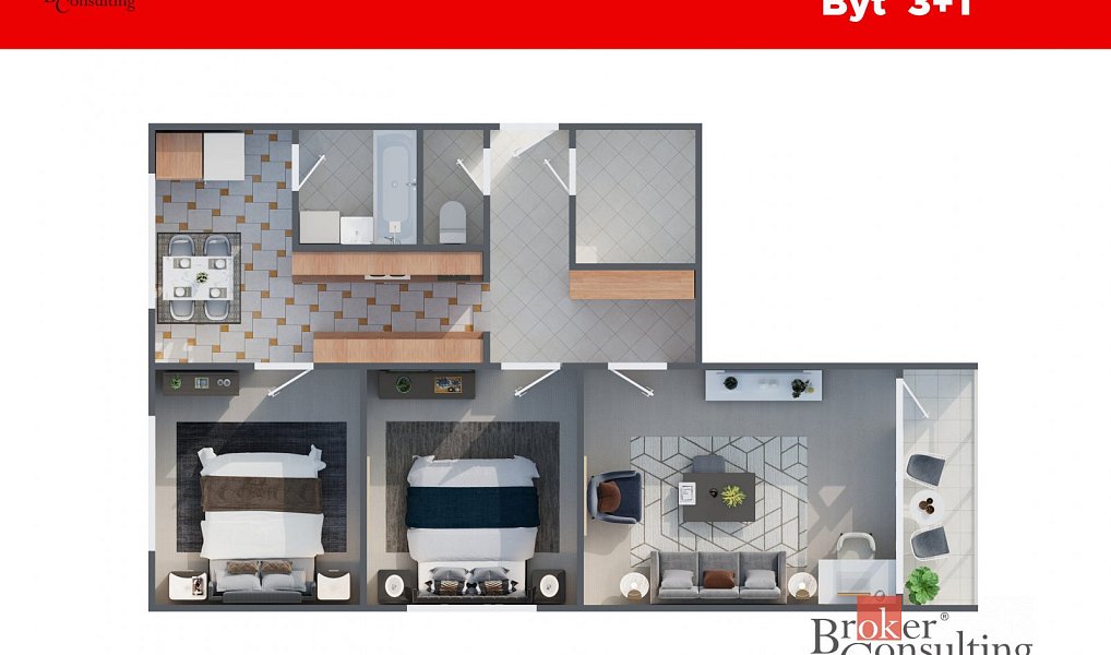 Prodej bytu 3+1 64 m², Liberec – náhled fotky 16