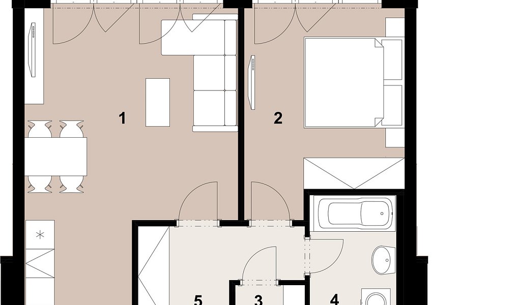 Prodej bytu 2+kk 54 m², Praha – náhled fotky 2