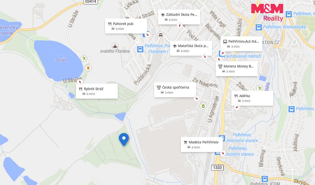 Prodej stavebního pozemku 458 m², Pelhřimov – náhled fotky 8