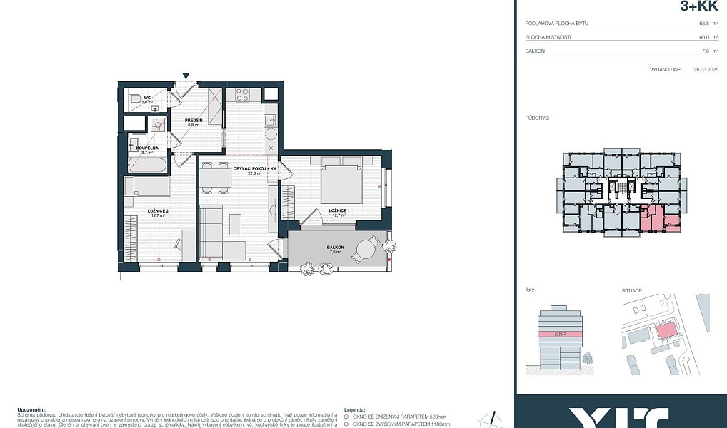 Prodej bytu 3+kk 60 m², Praha – náhled fotky 2