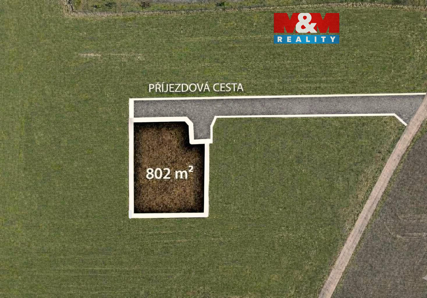 Prodej stavebního pozemku 802 m²
