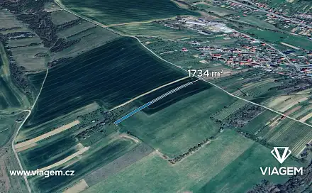 Prodej pole 433 m², Traplice, okres Uherské Hradiště