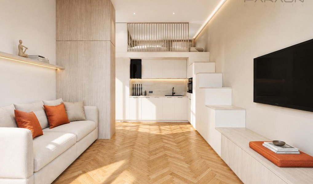 Pronájem bytu 1+kk 28 m², Praha – náhled fotky 3