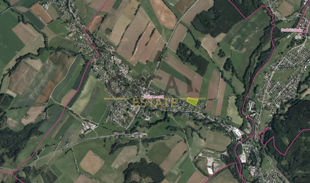 Prodej pozemku 9 362 m², Dolní Branná – náhled fotky 2