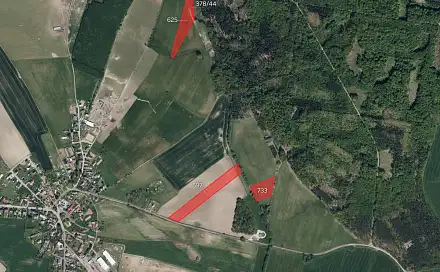 Prodej pole 30 742 m², Borek, okres Pardubice