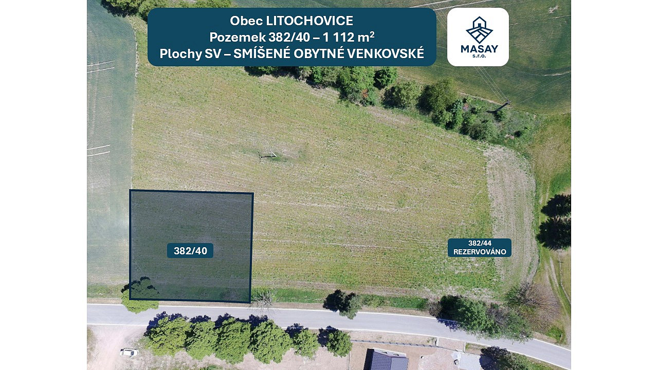 Prodej stavebního pozemku 1 112 m² – fotografie 4