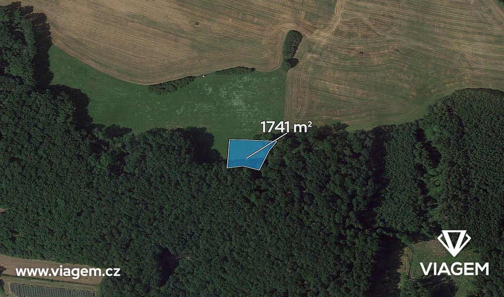 Prodej pole 1 741 m², Dolní Bousov – náhled fotky 2