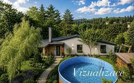Prodej domu 76 m² s pozemkem 884 m², Stříbrná Skalice - Hradové Střimelice, okres Praha-východ
