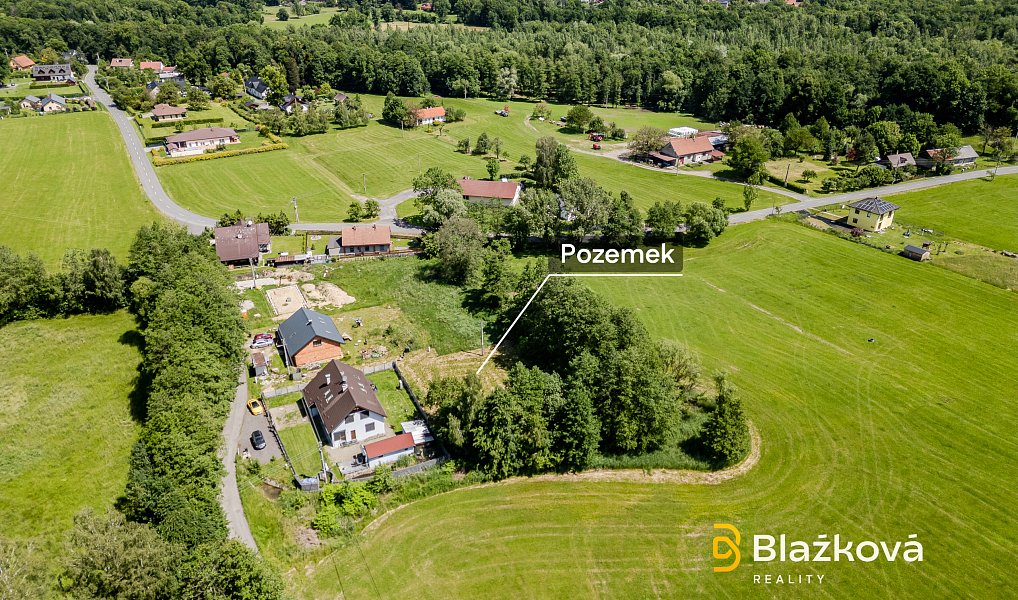 Prodej stavebního pozemku 1 528 m², Raškovice – náhled fotky 6