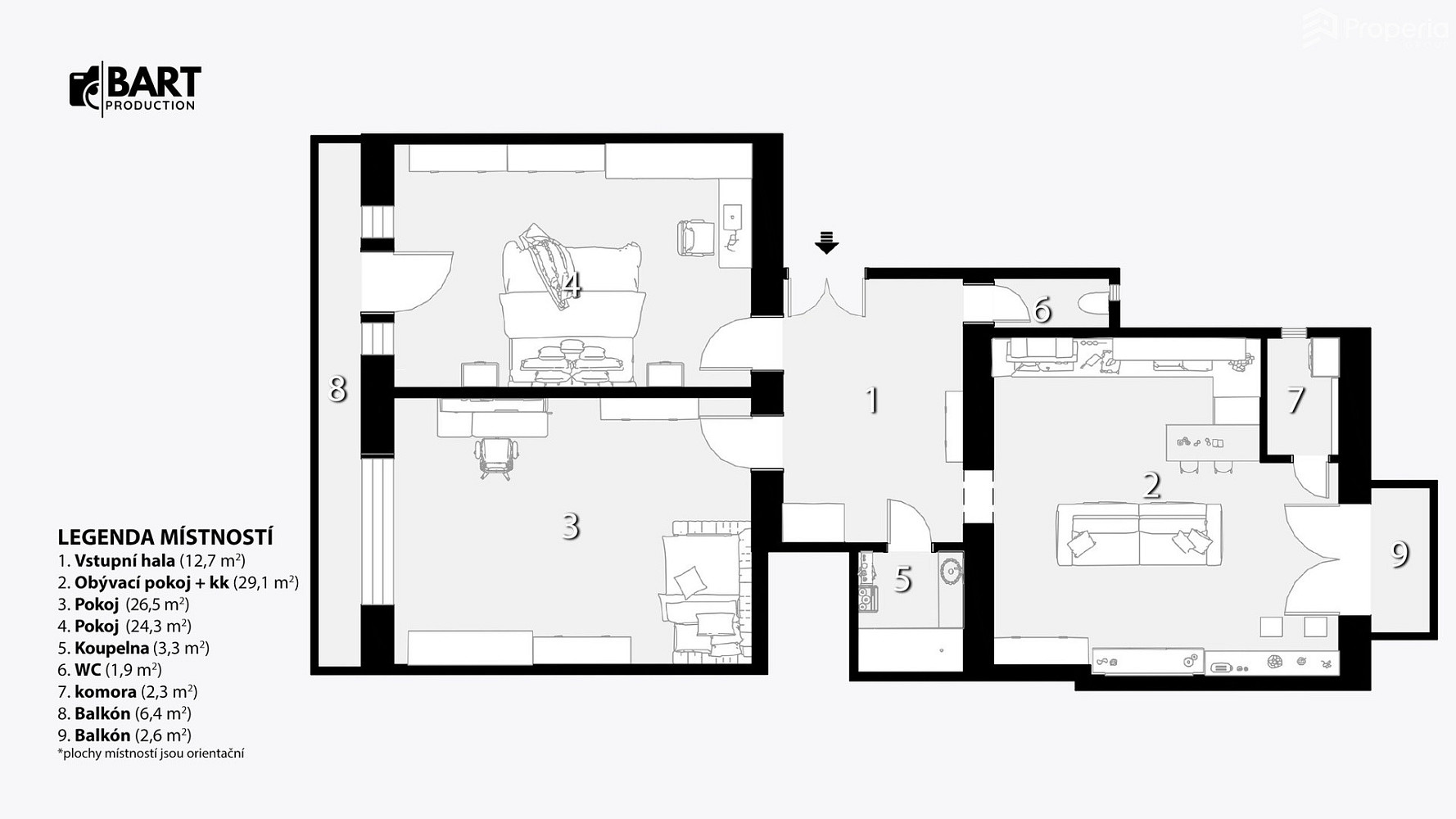 Prodej bytu 3+kk 100 m² — photo 4