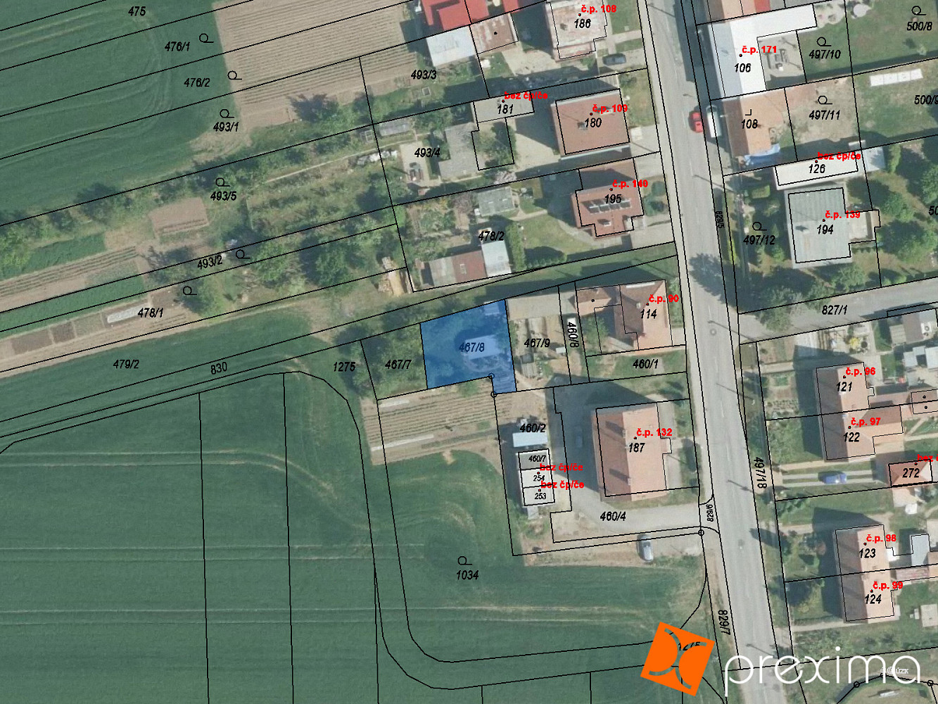 Prodej stavebního pozemku 224 m²