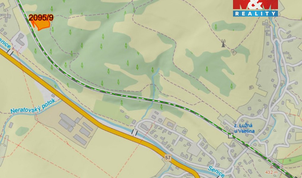 Prodej louky 3 589 m², Lužná – náhled fotky 3
