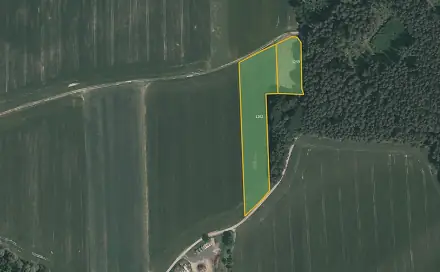 Prodej pole 25 103 m², Myslkovice, okres Tábor
