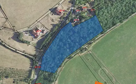 Prodej lesa 1 101 m², Pustověty, okres Rakovník