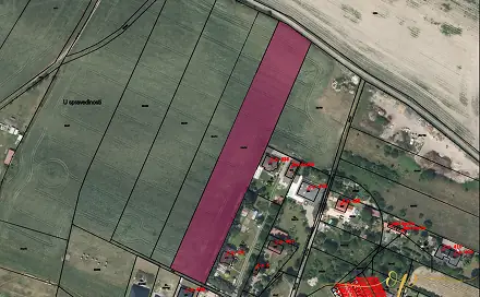 Prodej pole 8 534 m², Byšice, okres Mělník