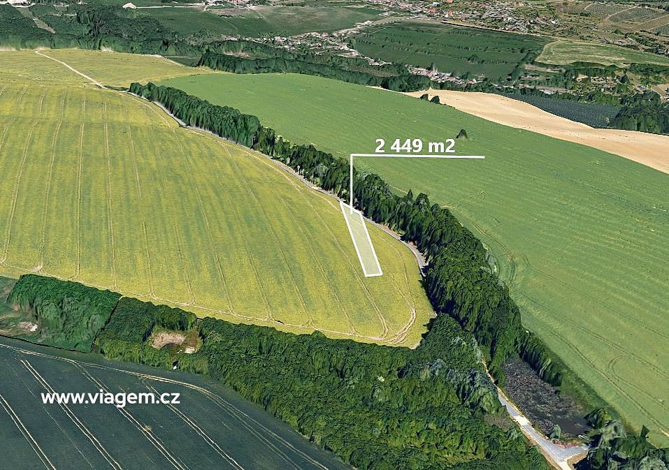 Prodej pole 612 m²
