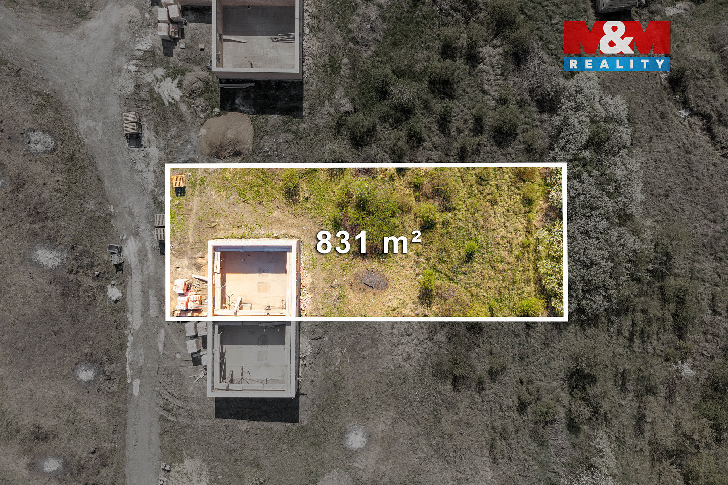Prodej stavebního pozemku 831 m² – fotografie 5