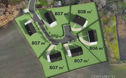 Prodej stavebního pozemku 806 m², Jankovice, okres Pardubice