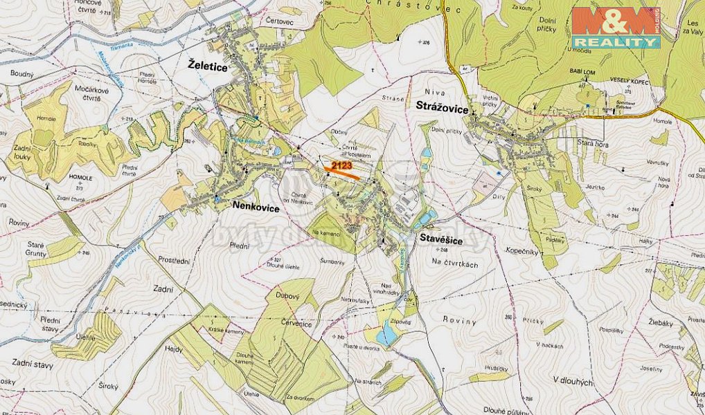 Prodej pole 616 m², Stavěšice – náhled fotky 7