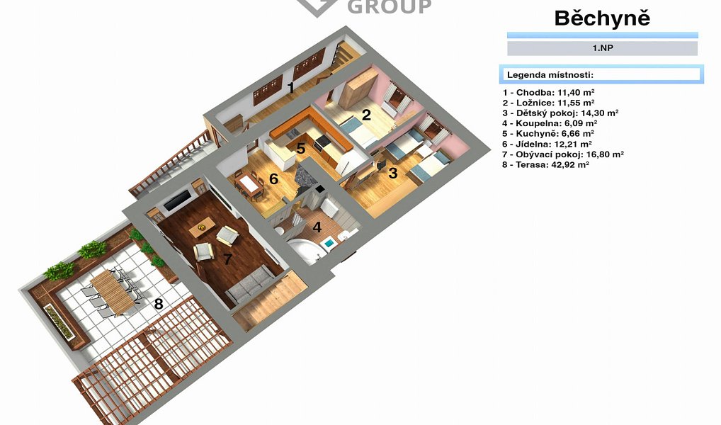 Prodej domu 147 m² s pozemkem 169 m², Bechyně – náhled fotky 7