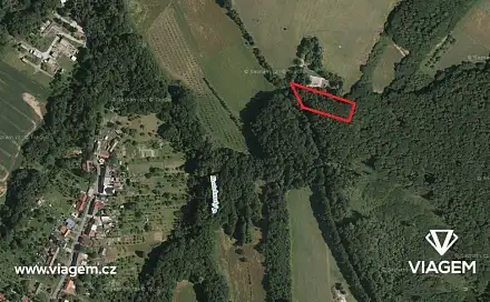 Prodej lesa 720 m², Lubná, okres Kroměříž