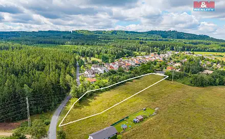 Prodej stavebního pozemku 6 820 m², Medový Újezd, okres Rokycany