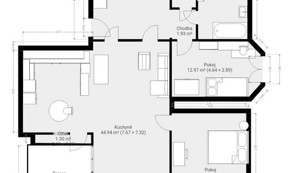 Pronájem bytu 3+kk 118 m², Brno – náhled fotky 24