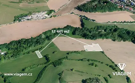 Prodej pole 2 764 m², Volyně, okres Strakonice