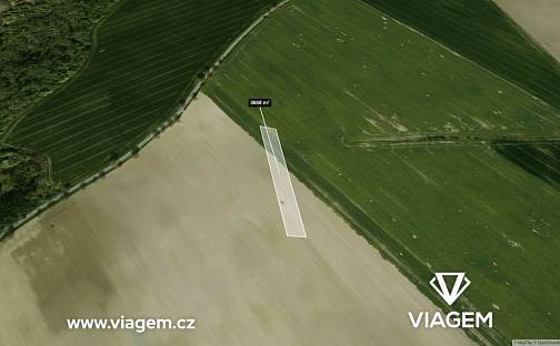 Prodej pole 917 m², Veselí nad Lužnicí, okres Tábor