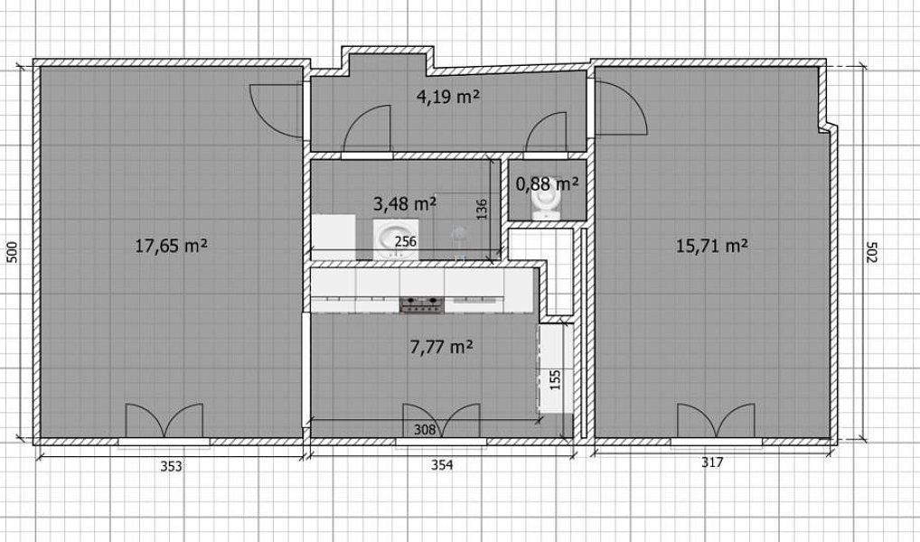 Pronájem bytu 2+1 56 m², Litvínov – náhled fotky 14