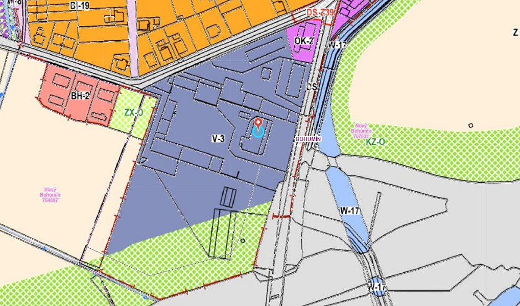 Prodej komerčního pozemku 4 376 m², Bohumín – náhled fotky 3
