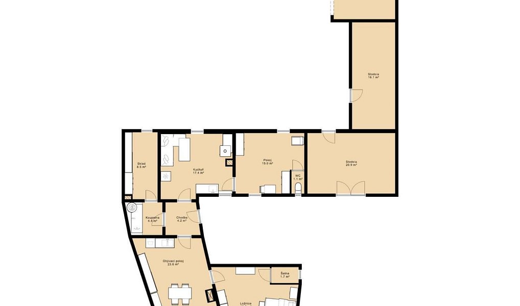 Prodej domu 95 m² s pozemkem 550 m², Vodňany – náhled fotky 25