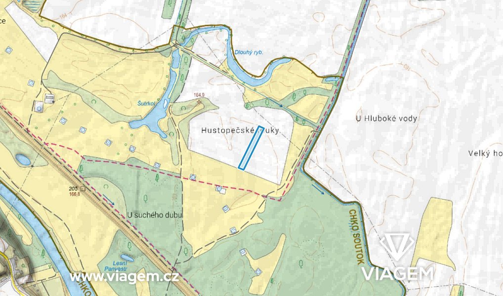 Prodej pole 3 470 m², Zaječí – náhled fotky 3