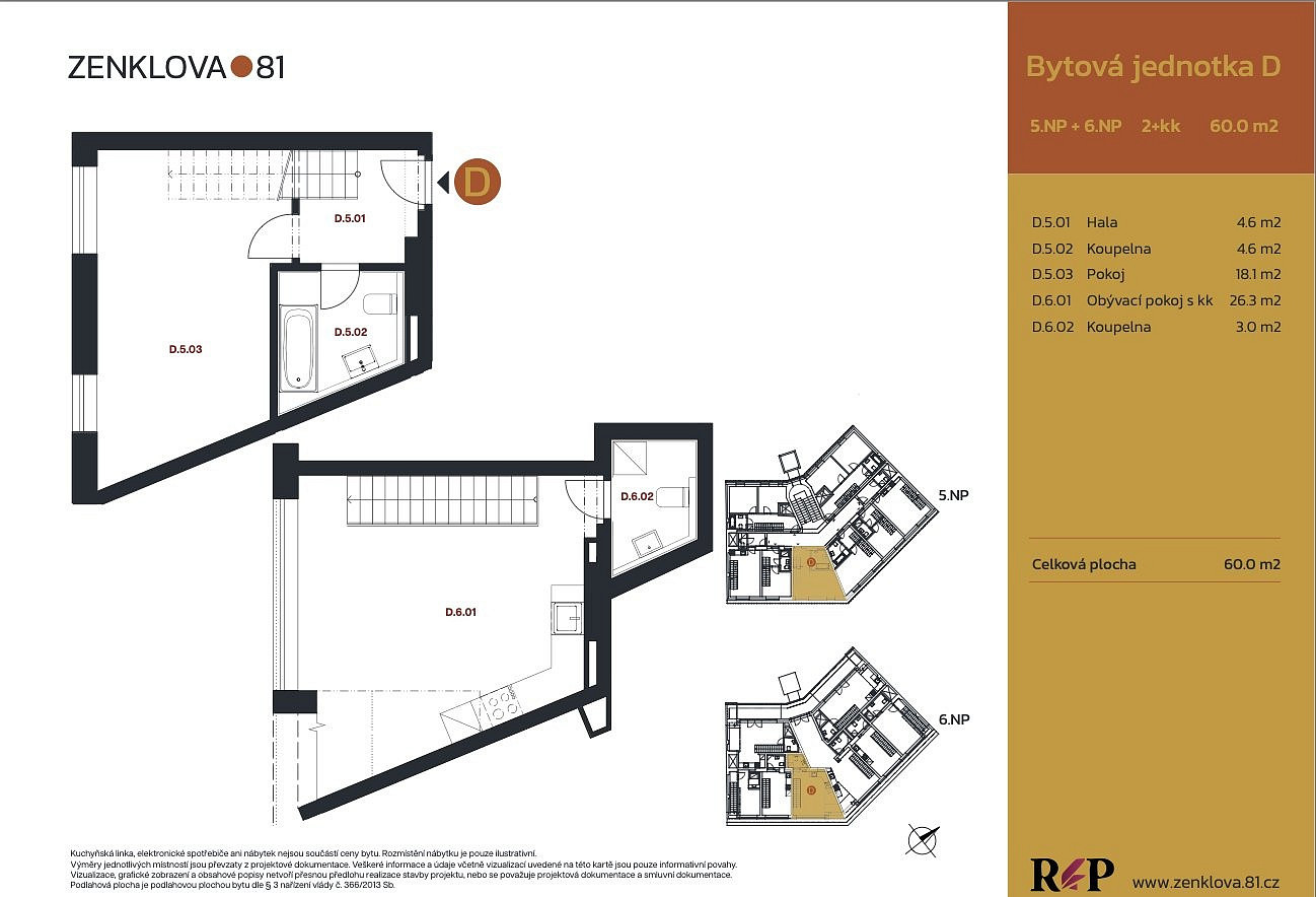 Prodej bytu 2+kk 60 m² — photo 4